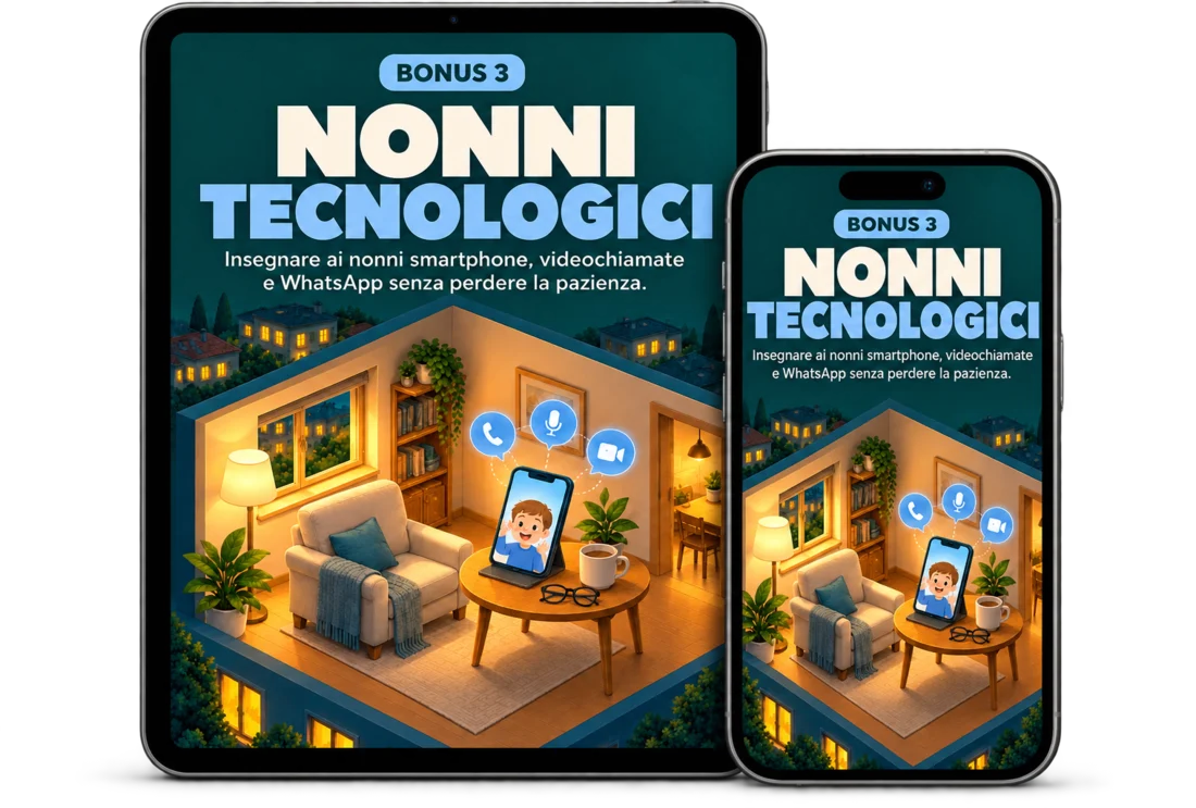 Bonus 3 · Nonni Tecnologici su tablet e telefono